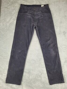orSlow Corduroy Pants Made in Japan Size 32x30 (US S / JPN 2) Black Purple